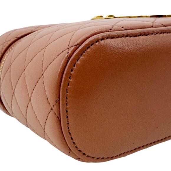 Yves Saint Laurent  Gaby Vanity Quilted Leather Crossbody Bag Barely Pink - Picture 8 of 12